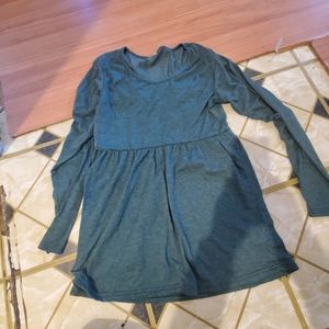 Olive knit maternity plus shirt